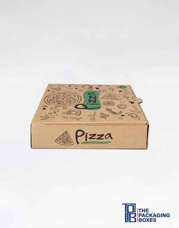 Custom Pizza Box Design Mockup