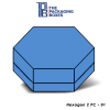 custom hexagon 2 pc boxes