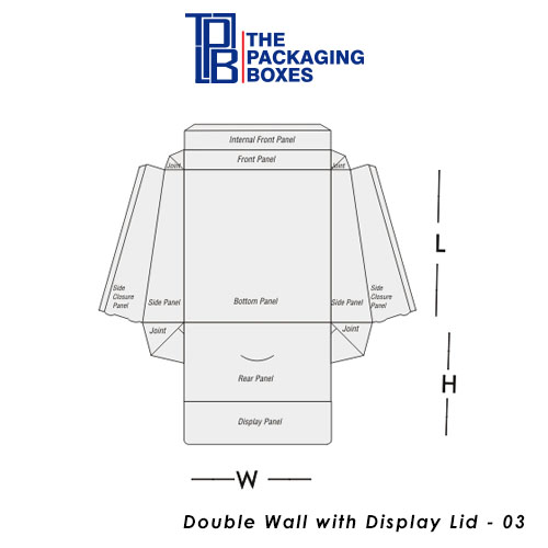 Double Wall Display Lid Boxes