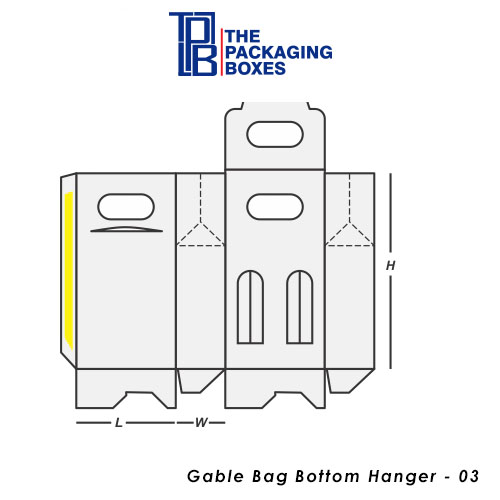 Gable Bag Bottom Hanger Boxes Design