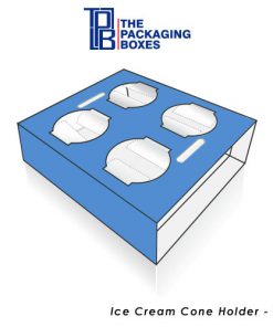 Custom Ice Cream Cone Holder Boxes