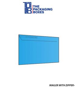 Mailer boxes with Zipper