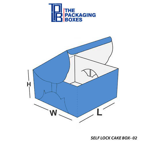 Self Lock Cake Boxes Design