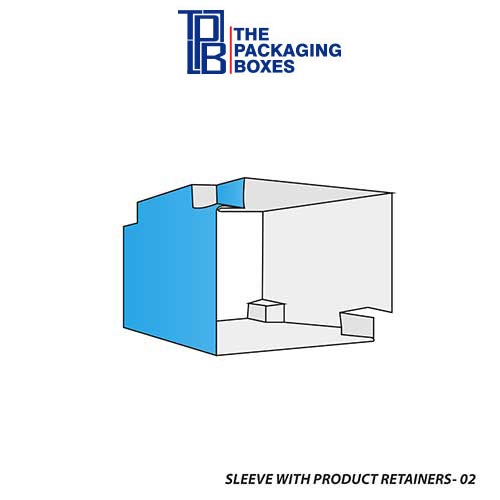 Sleeve with Product Retainers Boxes